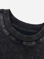 Graffiti Washed Old Loose T-Shirt 