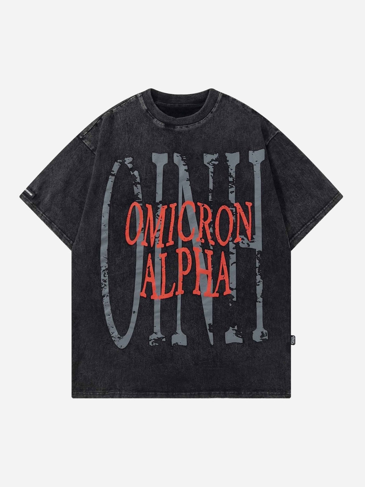 Graffiti Washed Old Loose T-Shirt 