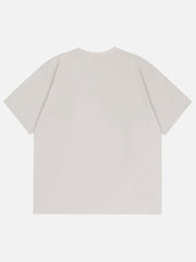 HIMBLE Letter Patchwork Tee