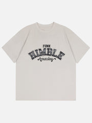 HIMBLE Letter Patchwork Tee