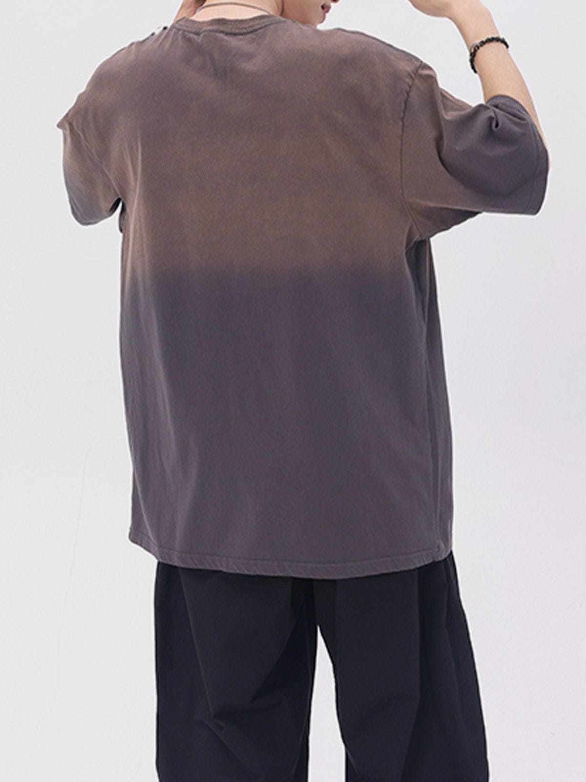 Halo Letter Patchwork T-Shirt 