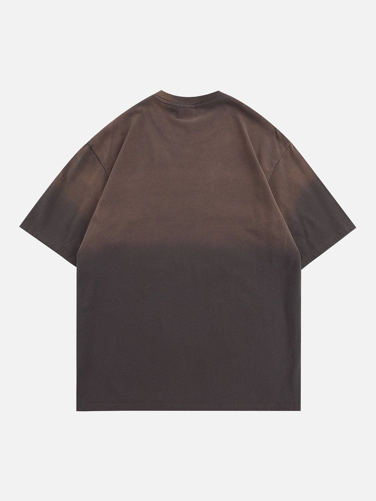 Halo Letter Patchwork T-Shirt 