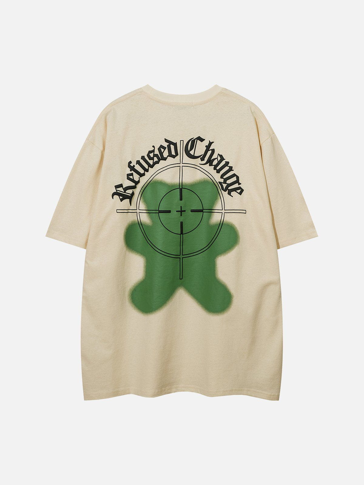 Heart Bear Graffiti Print Tee