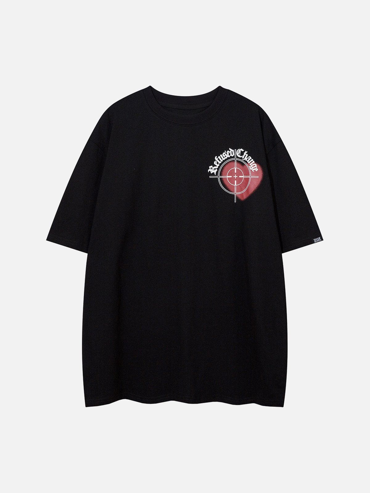 Heart Bear Graffiti Print Tee