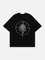 Heart Element Star Angle Print Tee