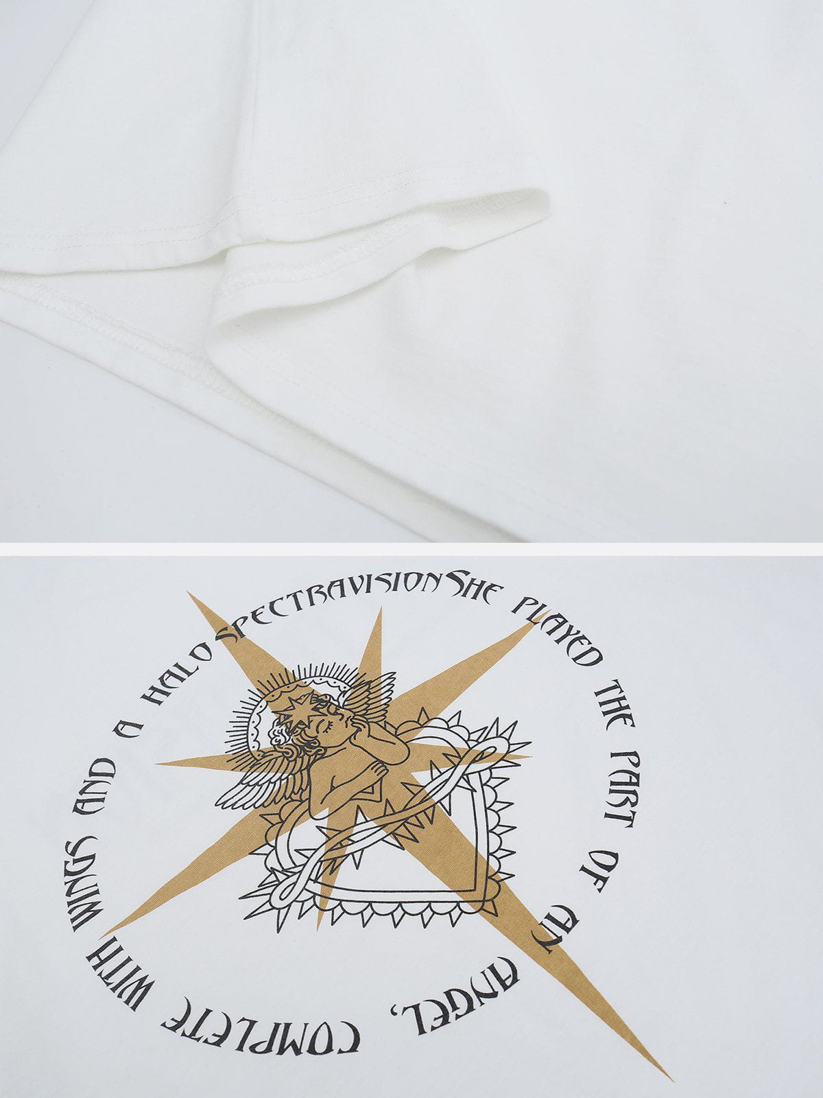 Heart Element Star Angle Print Tee