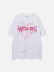 Heart Flame Print Tee