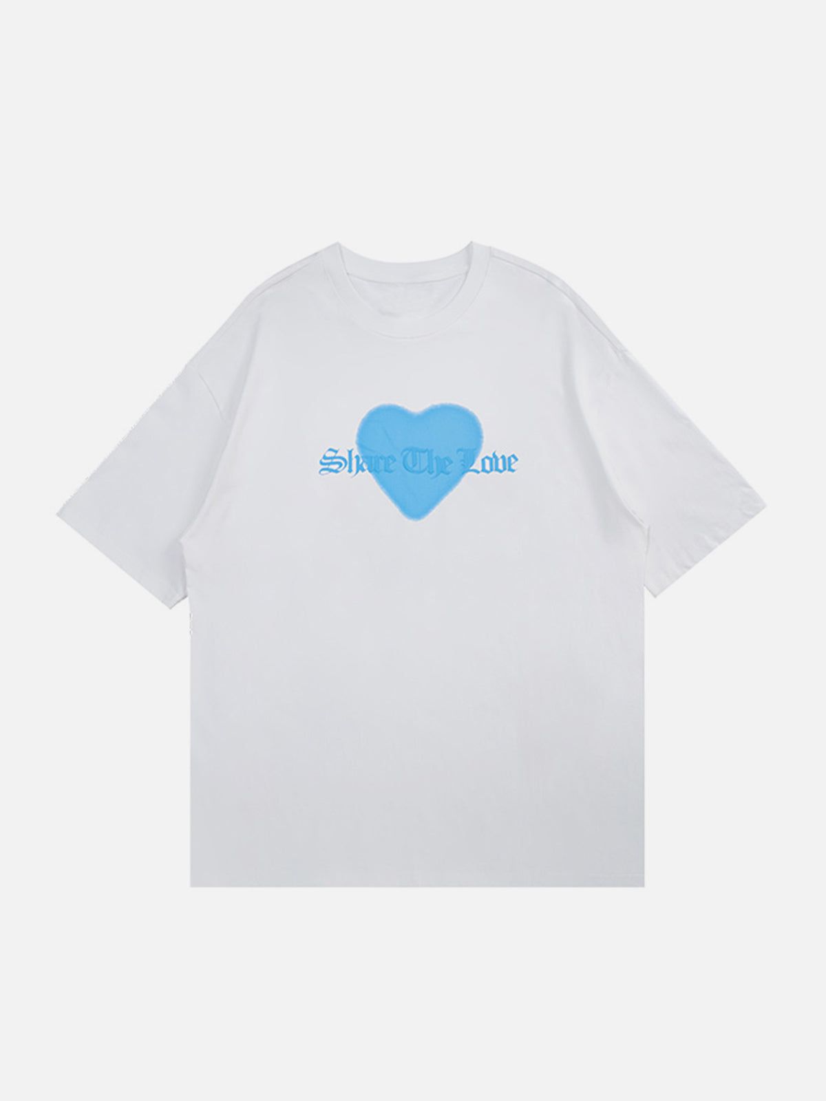 Heart Print Cotton Tee