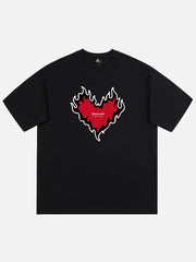 Heart Print T-shirt