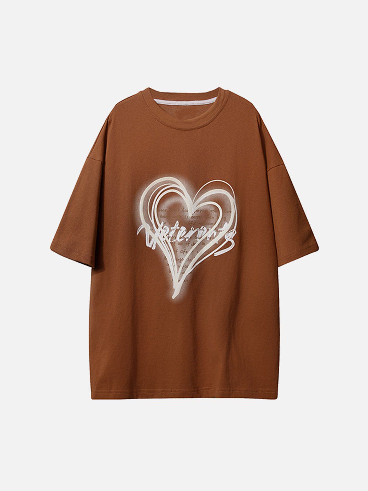 Heart Print Tee