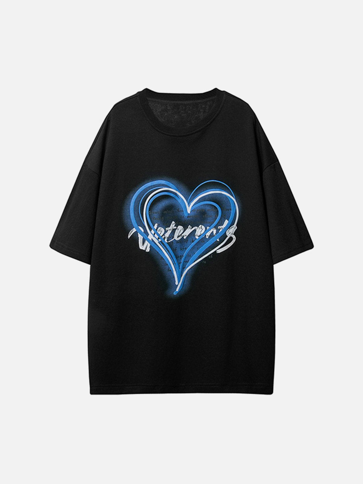 Heart Print Tee