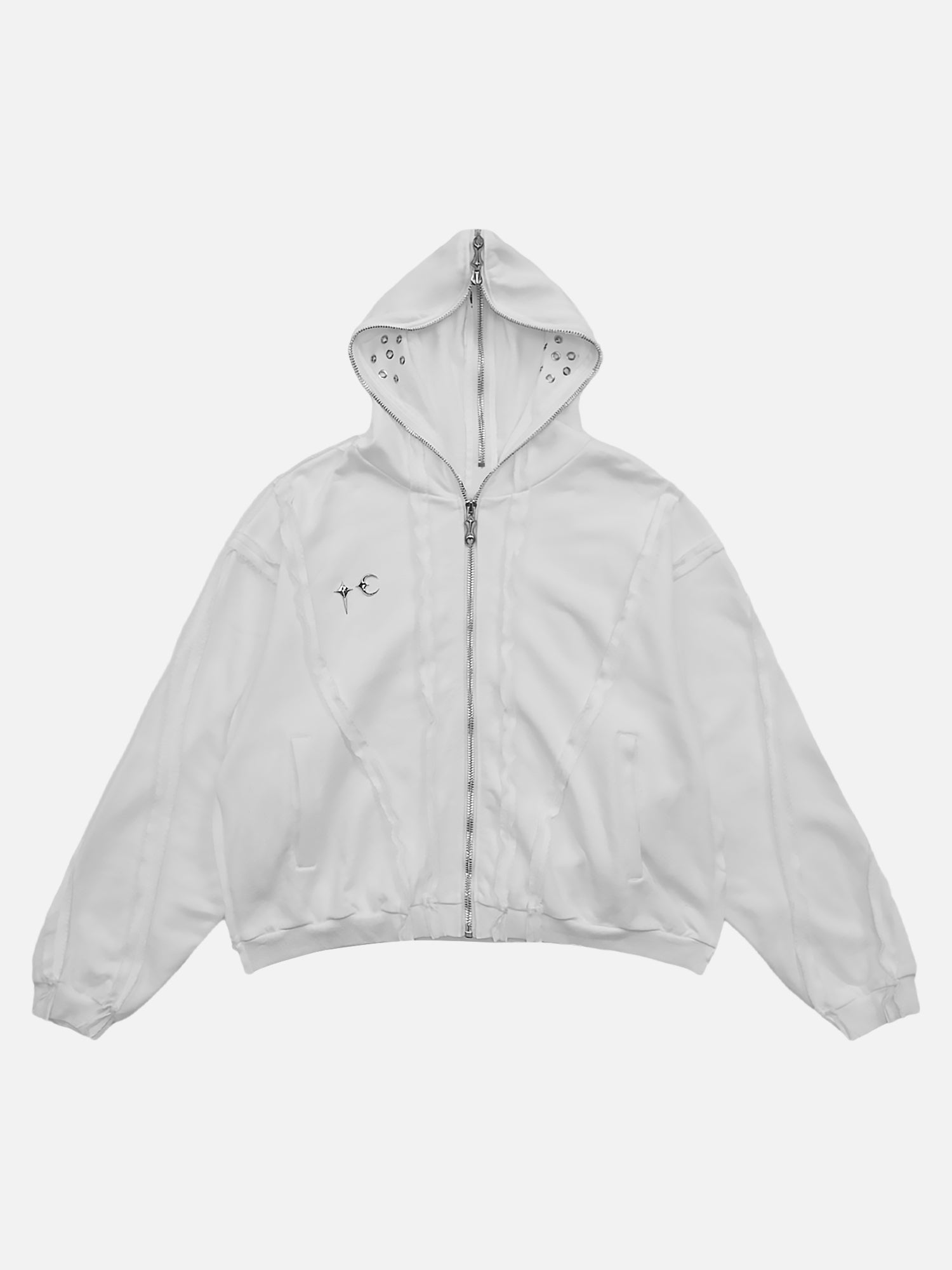 Heavyweight Batik Washed Distressed Hoodie