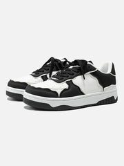 High Street Black And White Board Casual Shoes -1554