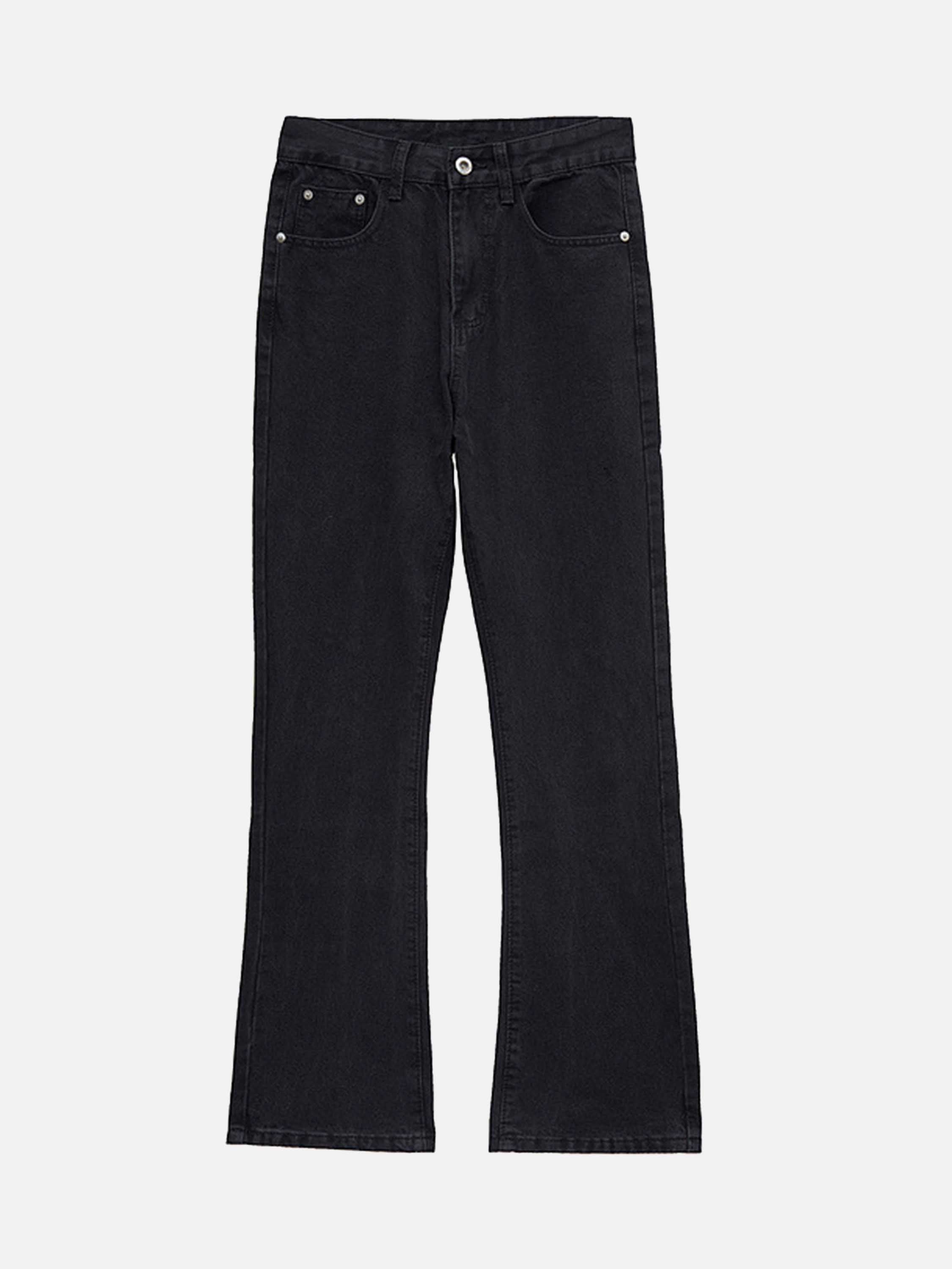 High Street Embroidery Retro Jeans - 1574
