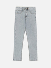 High Street Letter Embroidered Slim-Fit Skinny Jeans
