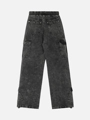 High Street Loose Elastic Waist Drawstring Trousers