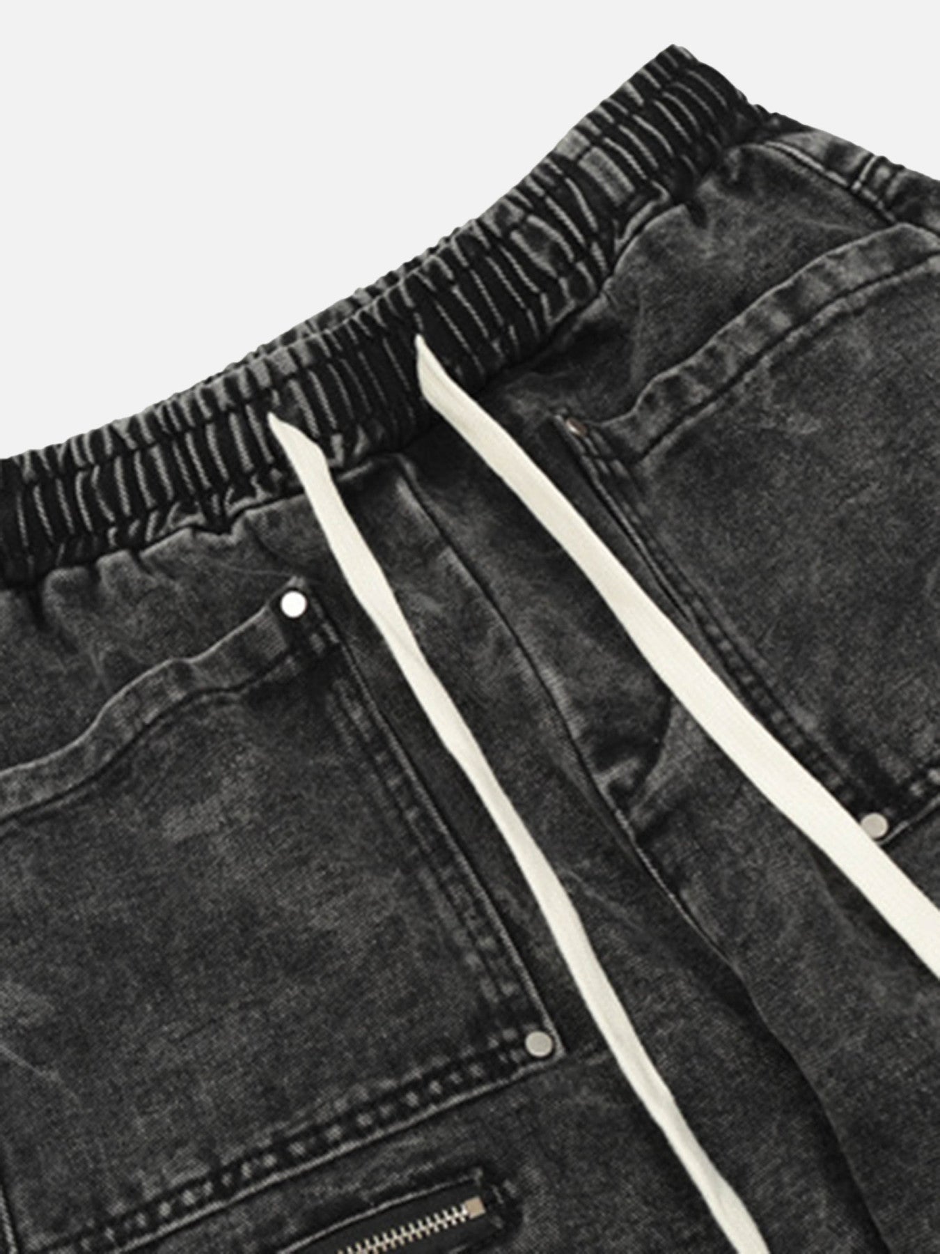 High Street Loose Elastic Waist Drawstring Trousers