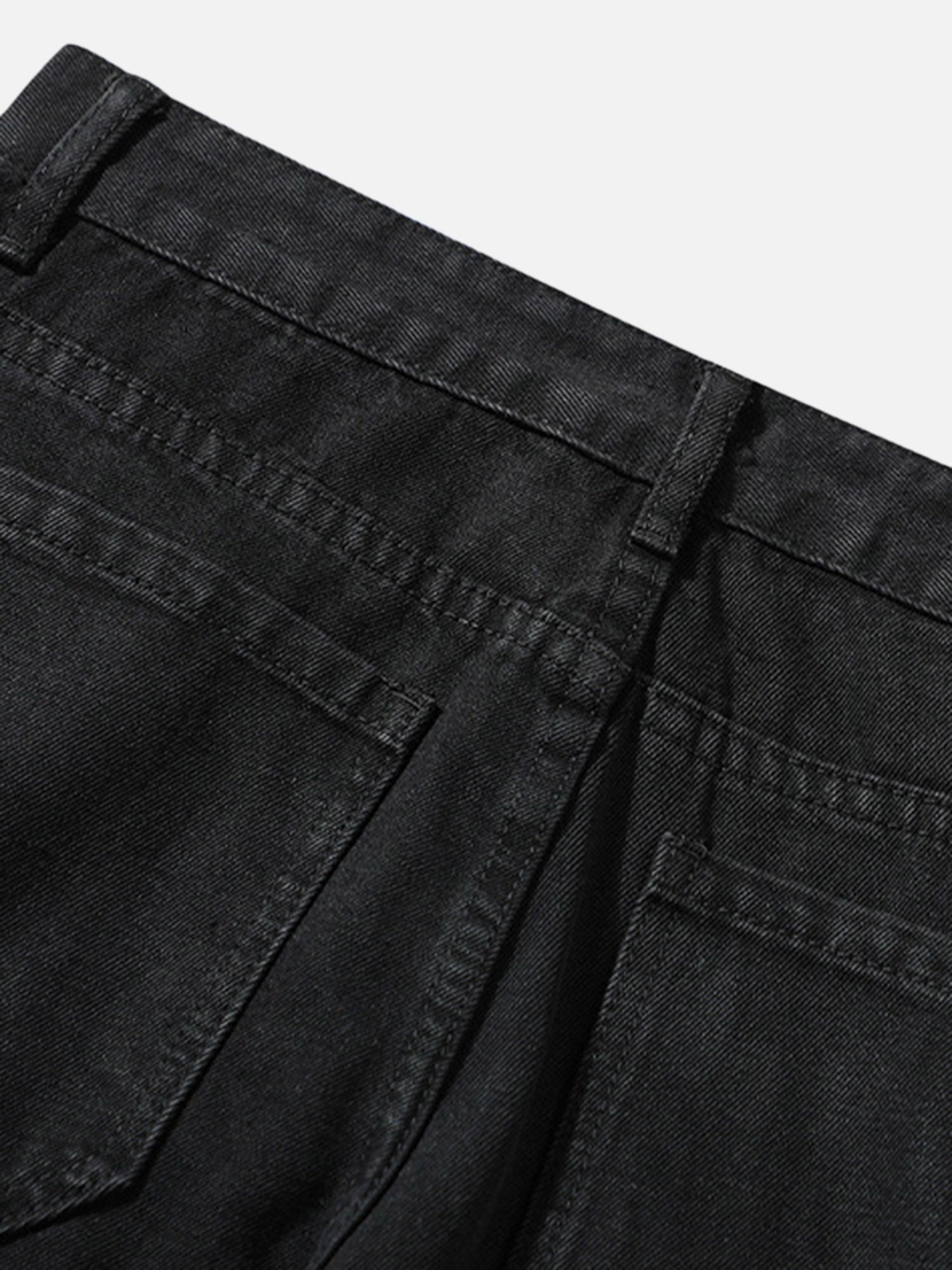 High Street Strappy Straight Leg Casual Work Jeans