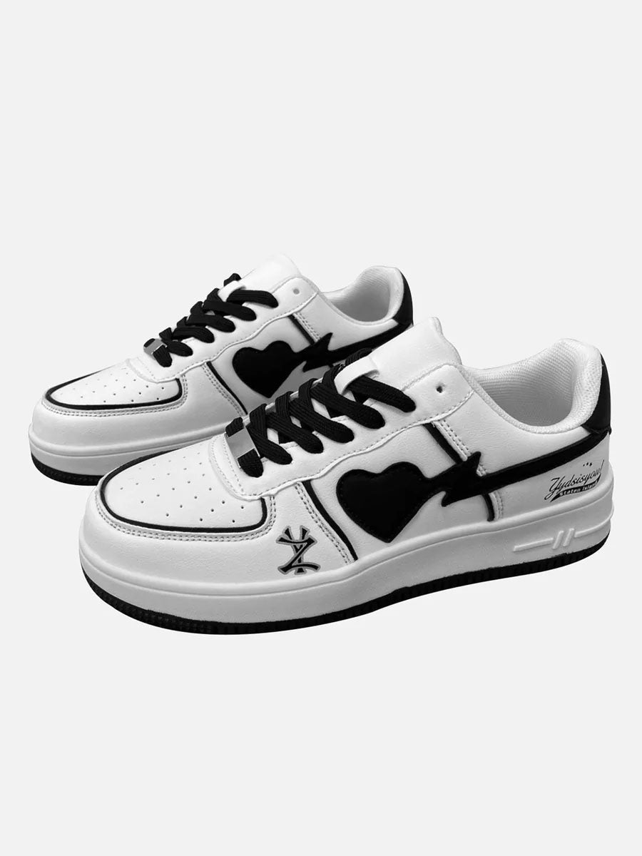 High Street White Skate Sneakers - 1496