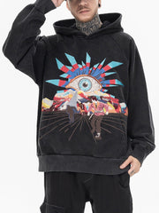 Hip-hop Creative Fun Embroidered Hoodie