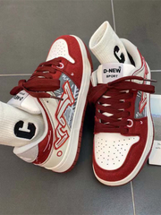 Hip-hop Graffiti Board Shoes For Couples