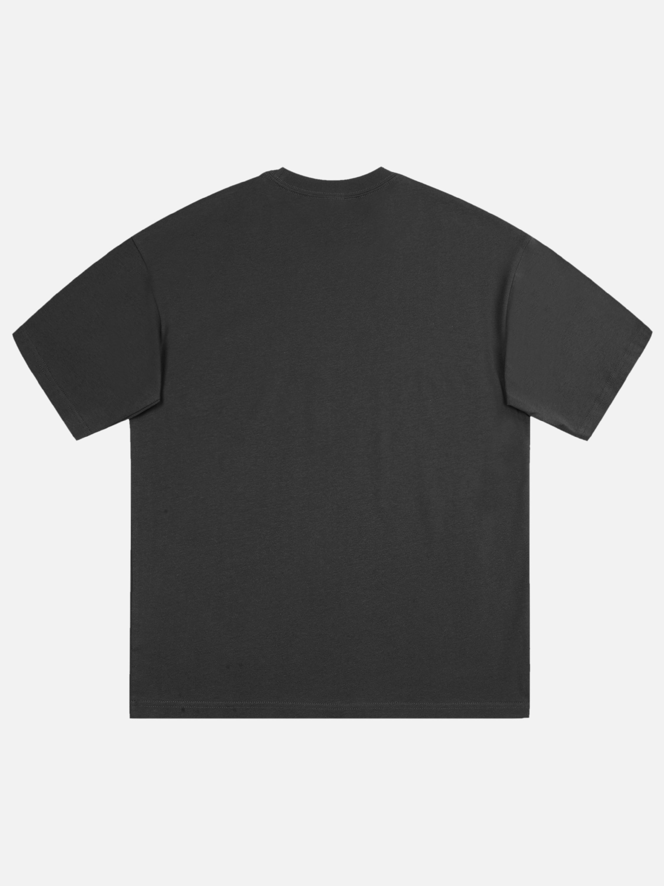 Hip-hop High Street Creative Portrait Print T-shirt