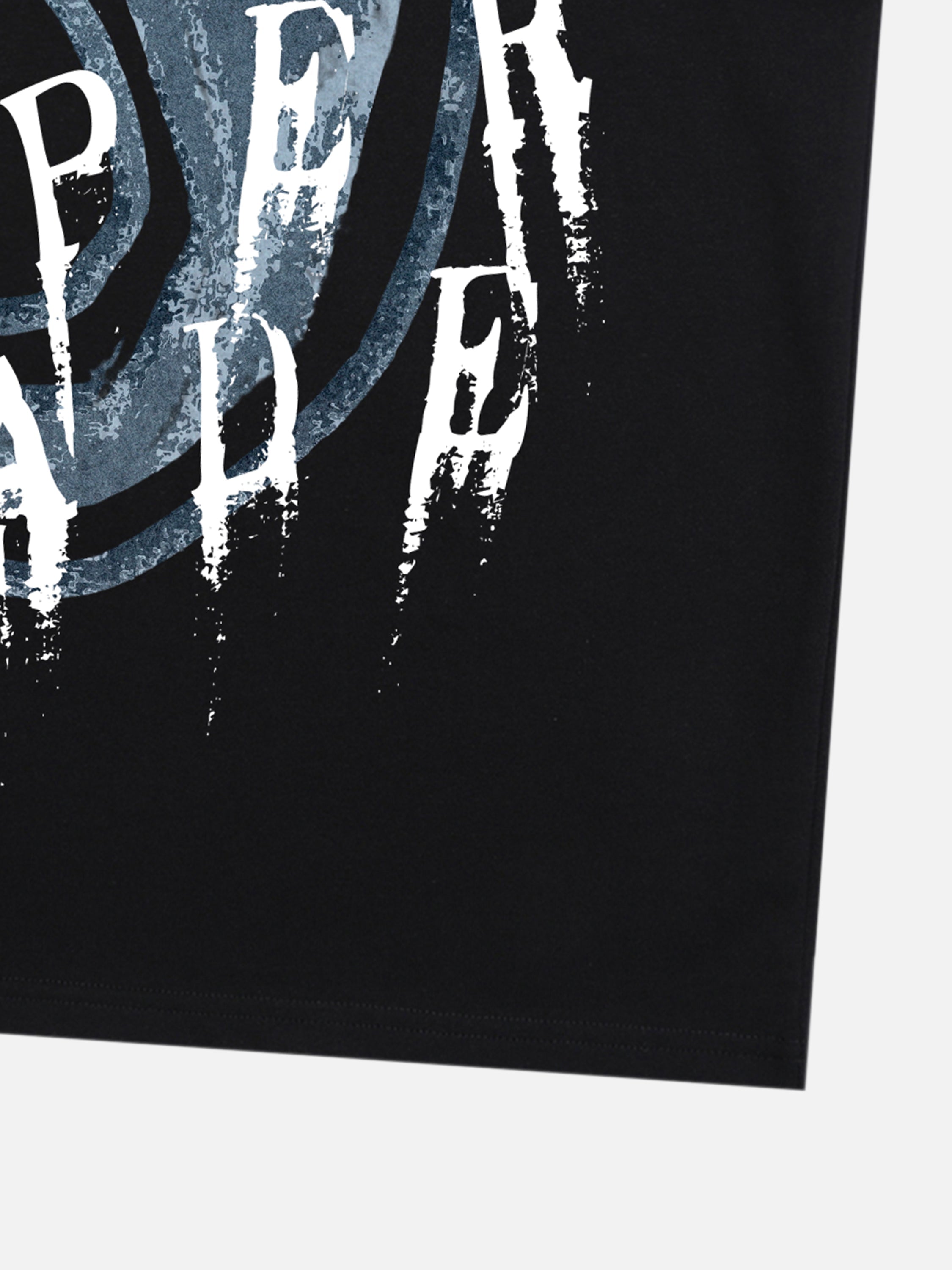 Hip-hop High Street Creative Portrait Print T-shirt