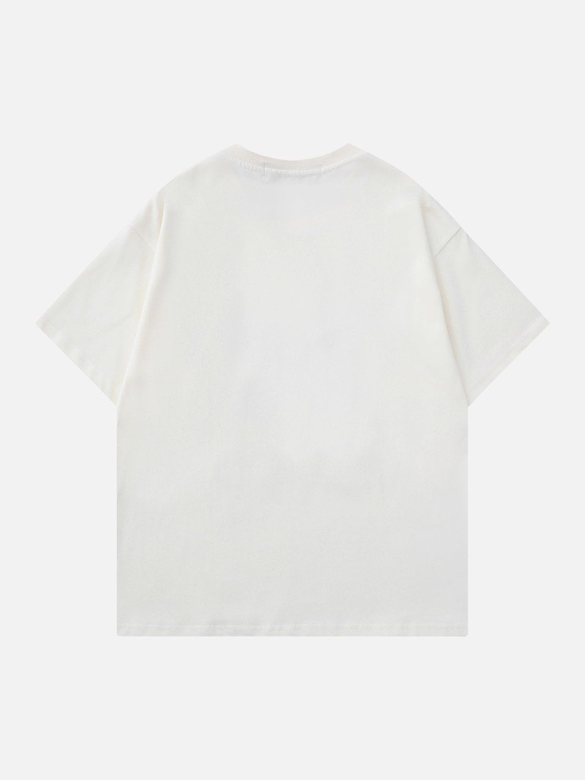 Hollow Mesh  Butterfly Patch Tee