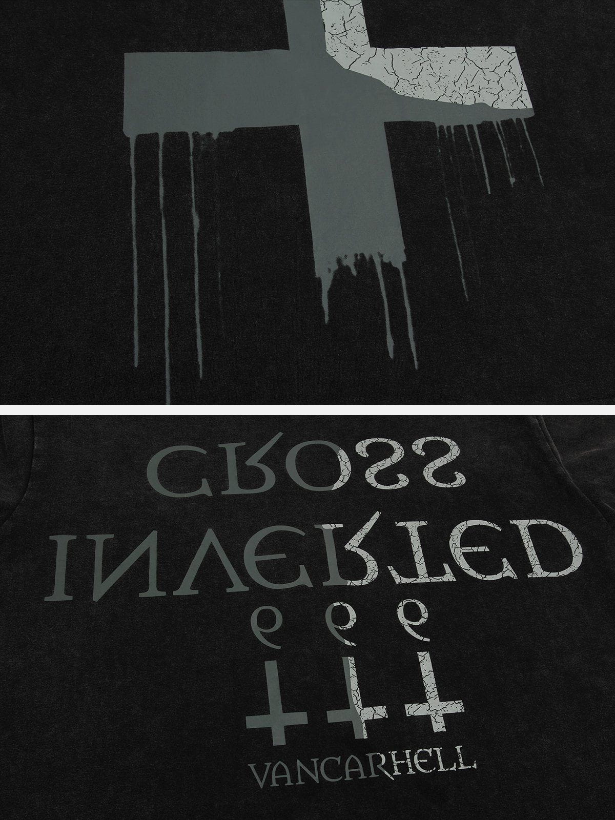 Inverted Cross Print Tee