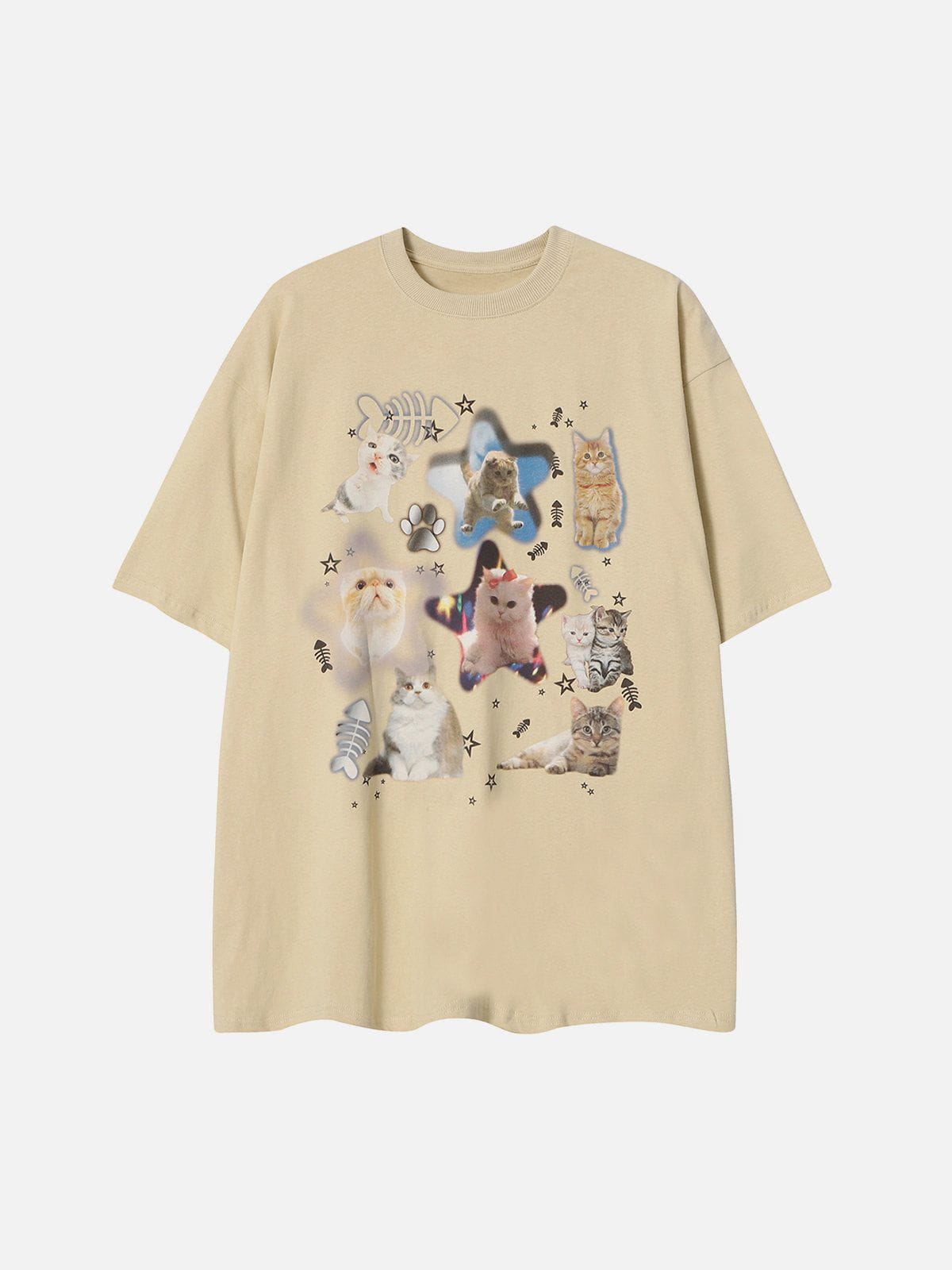 Irregular Pet Print Tee