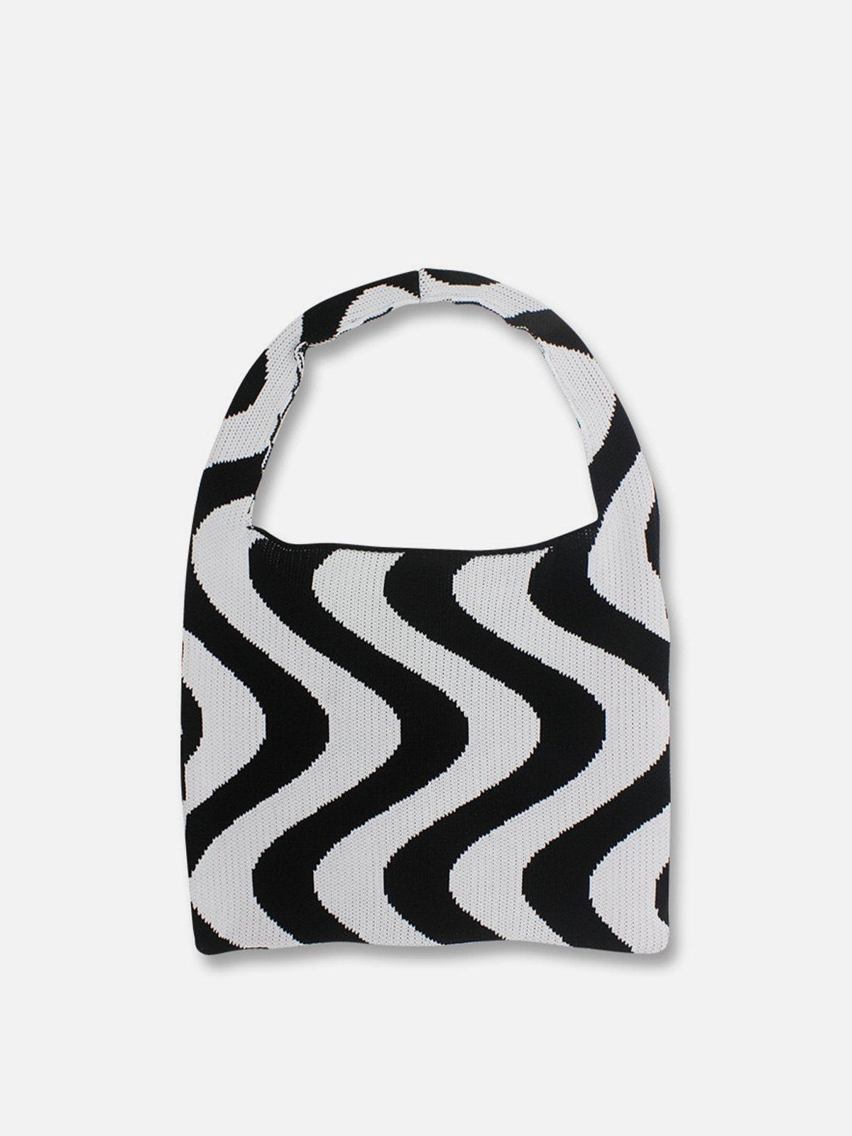 Knitting Stripe Bag