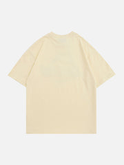 Landscapes Embroidery Print Tee