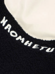 Letter Appliqu��d Lambswool Jacket - 1983