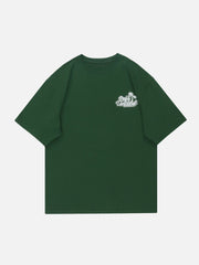 Letter Coconut Palm Print Tee
