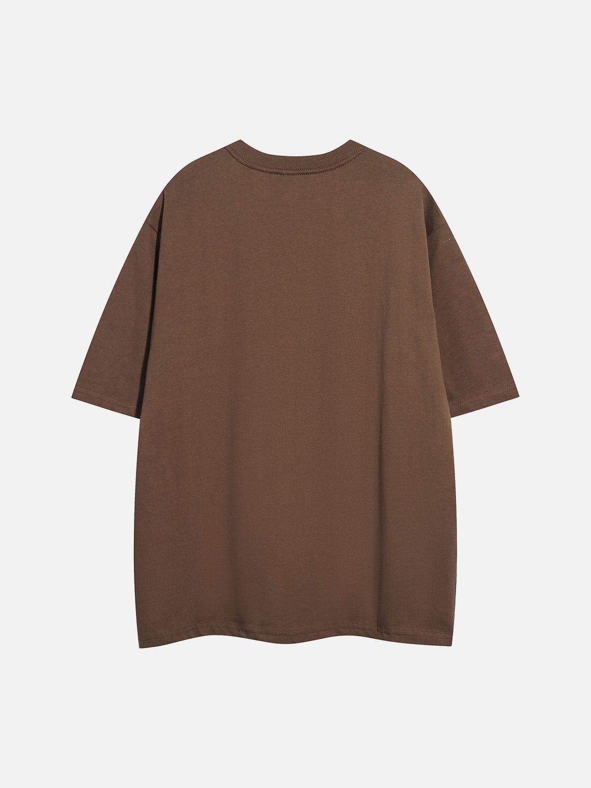 Letter Embroidery Print Tee
