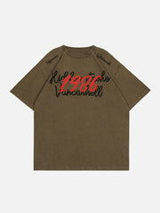 Letter Portrait Print Tee