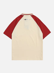 Letter Print Panel Tee