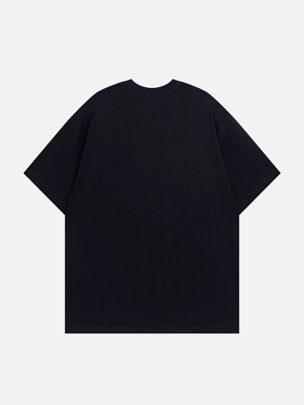 Letter Shadow Chain Decoration Tee