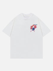 Letter Star Print Tee