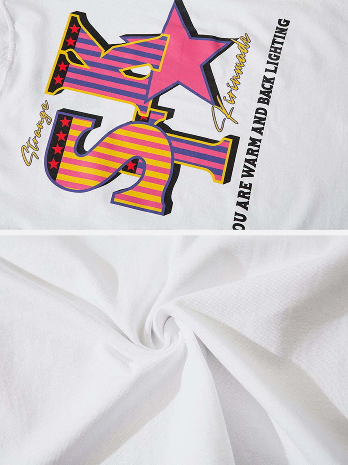 Letter Star Print Tee