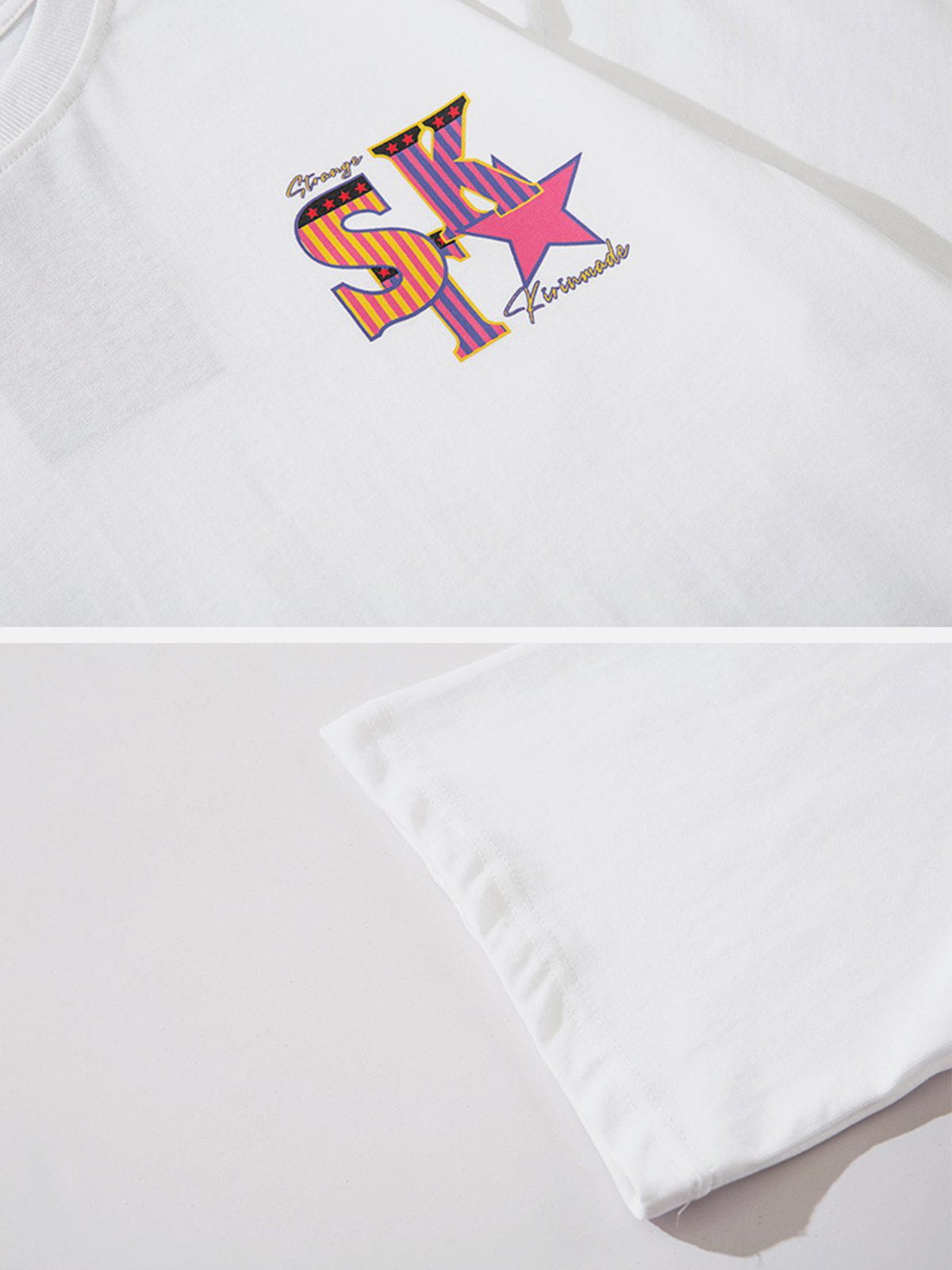 Letter Star Print Tee