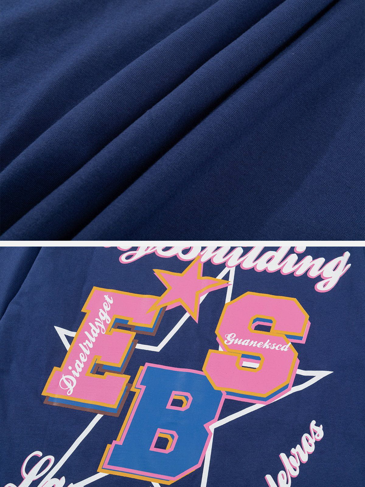 Letter Star Print Tee