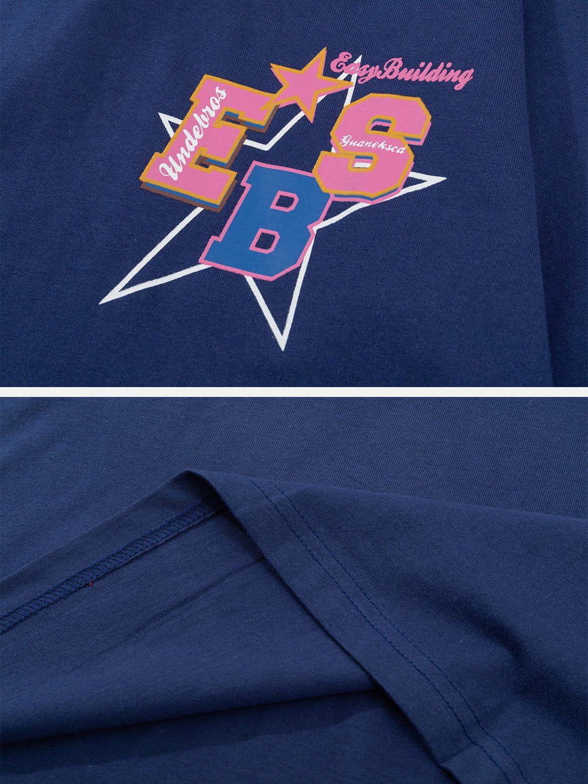 Letter Star Print Tee