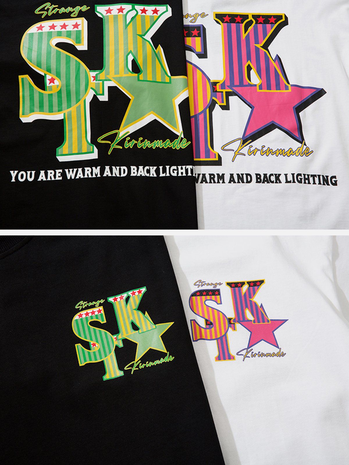 Letter Star Print Tee