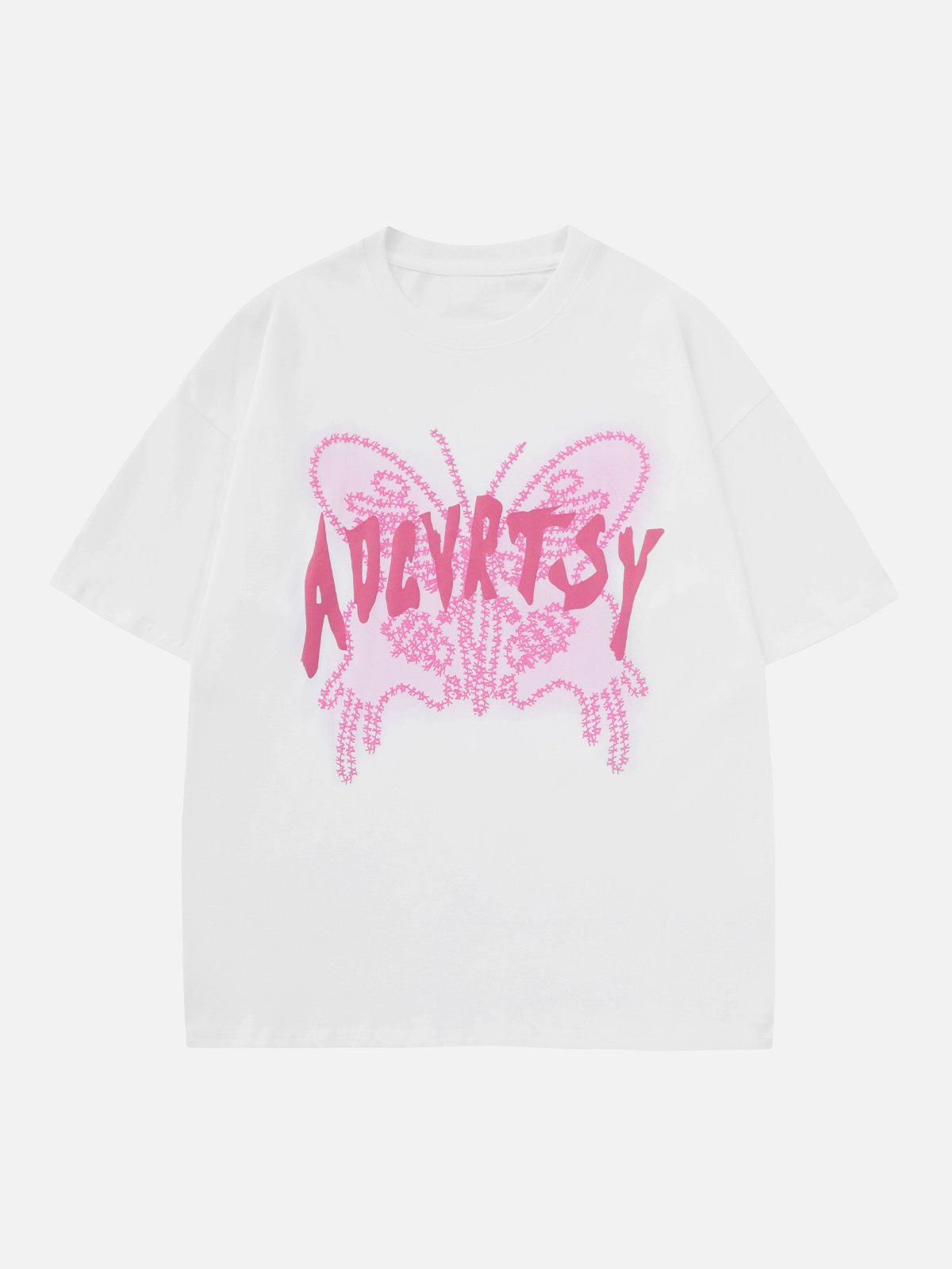 Letterd Butterfly Print Tee