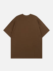 Lettering Swoosh Print Tee