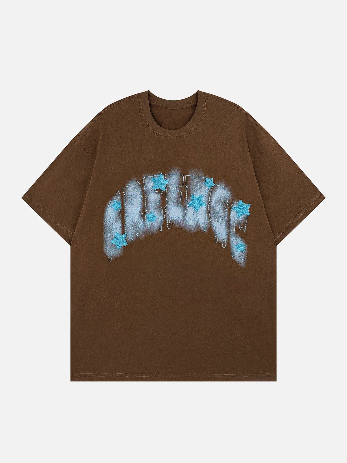 Lettering Swoosh Print Tee