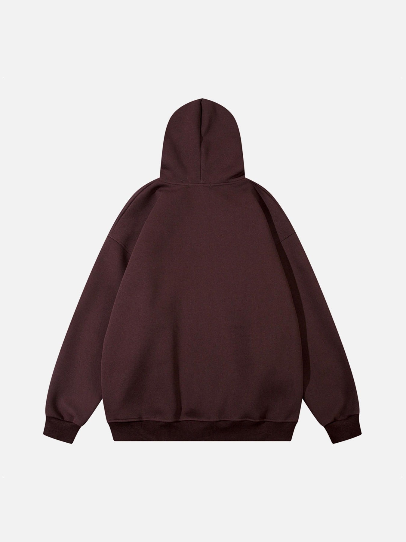 Line Character Print Hoodie