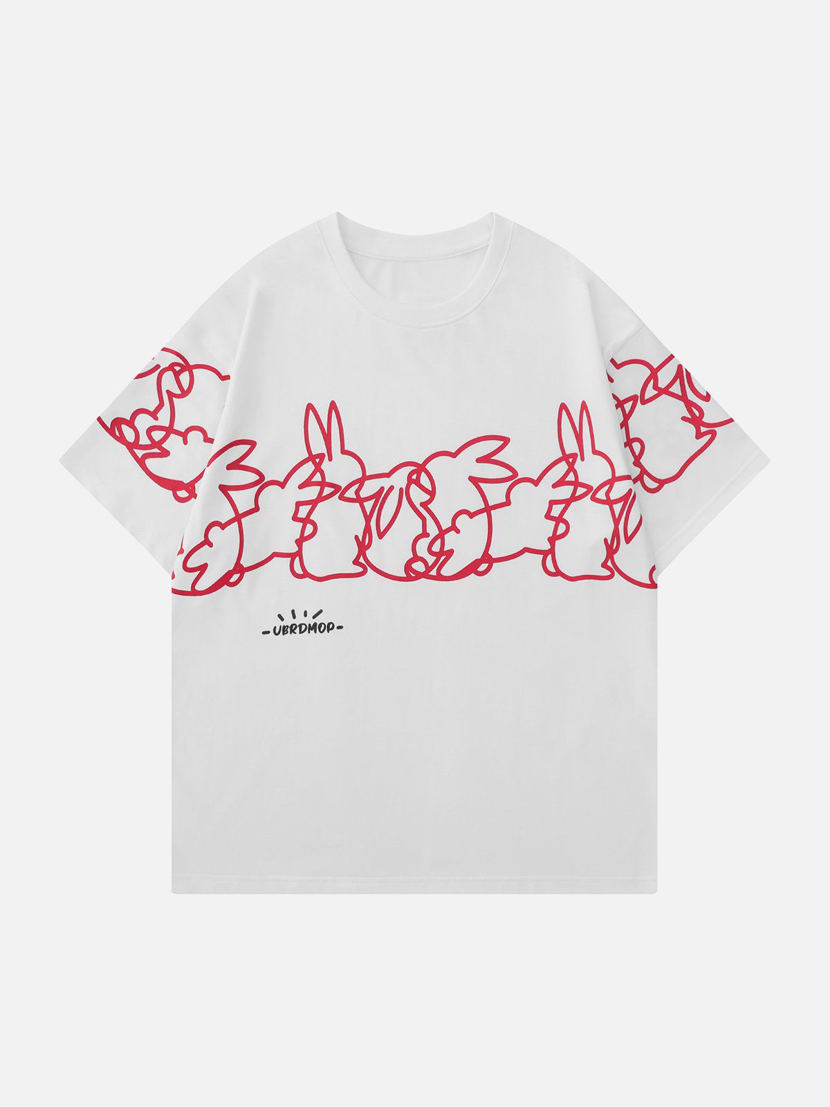 Line Rabbit Print Tee
