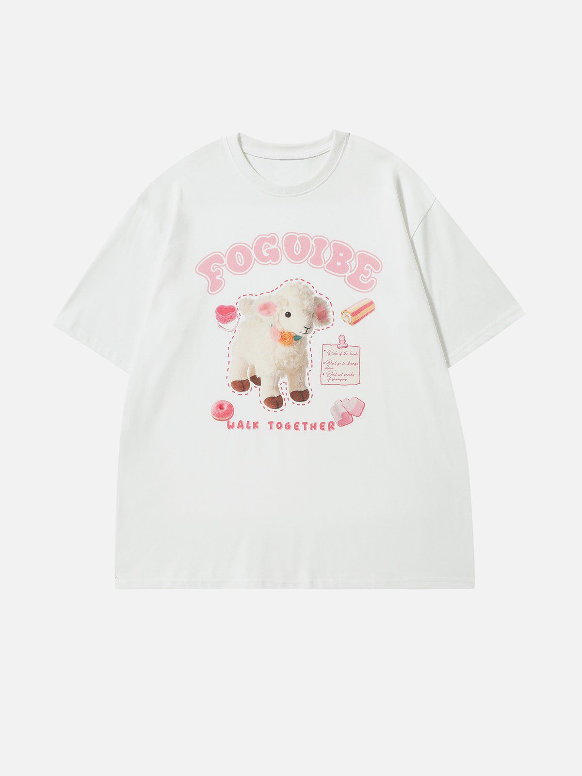 Little Lamb Dessert Print Tee